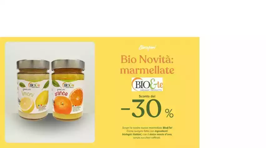 Novità Bio&te: le nuove marmellate! Novità Bio&te: le nuove marmellate!