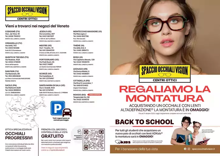 Regaliamo la montatura Regaliamo la montatura