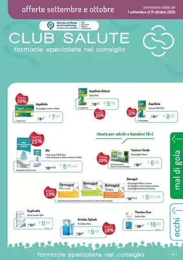 Offerte settembre e ottobre Offerte settembre e ottobre