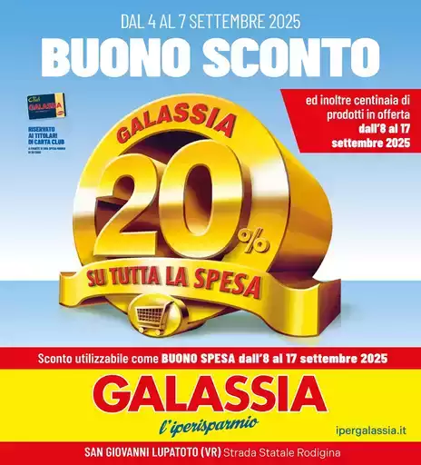 BUONO SPESA 20% BUONO SPESA 20%