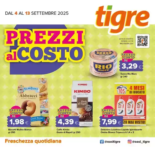 Prezzi al costo Prezzi al costo
