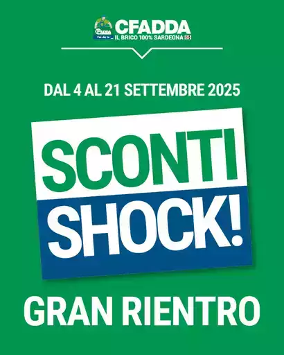 Sconti shock!