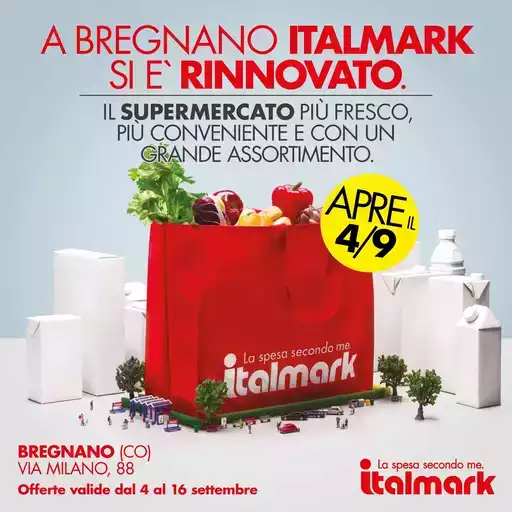 Apre il 4/9 Apre il 4/9