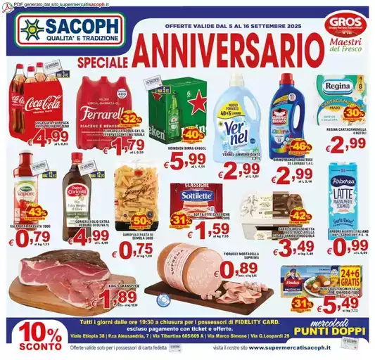SPECIALE ANNIVERSARIO