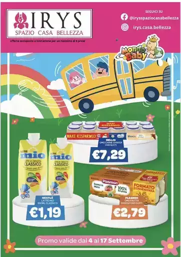 Promo valide dal 4 al 17 settembre