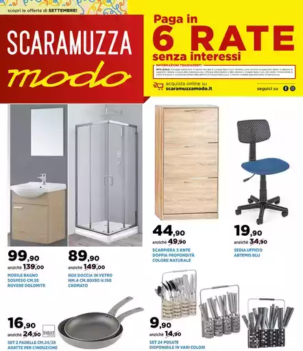 Scopei le offerte di settembre Scopei le offerte di settembre