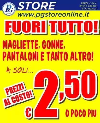 Fuori tutto! Fuori tutto!