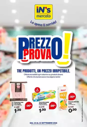 Prezzo prova
