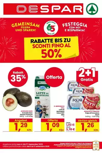 Sconti fino al 50%