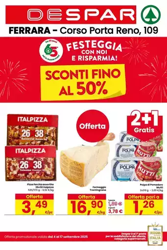 Sconti fino al 50%
