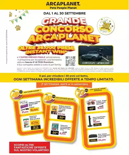 Grande concorso Arcaplanet Grande concorso Arcaplanet