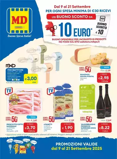 Dal 9 al 21 Settembre Dal 9 al 21 Settembre
