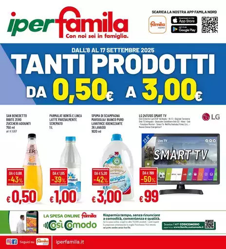TANTI PRODOTTI DA 0,50 A 3 €