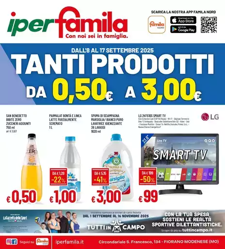 TANTI PRODOTTI DA 0,50 A 3 €