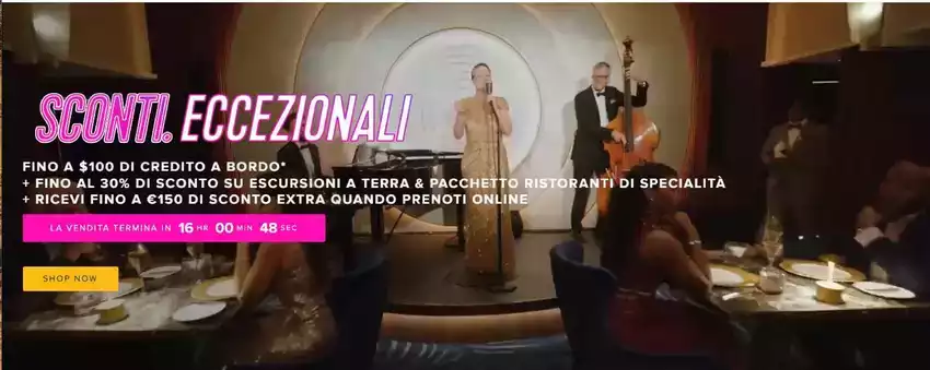 Sconti eccezionali Sconti eccezionali