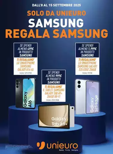 Samsung week da Unieuro! Samsung week da Unieuro!