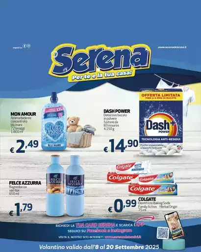 Volantino valido dall' 8 al 20 settembre Volantino valido dall' 8 al 20 settembre