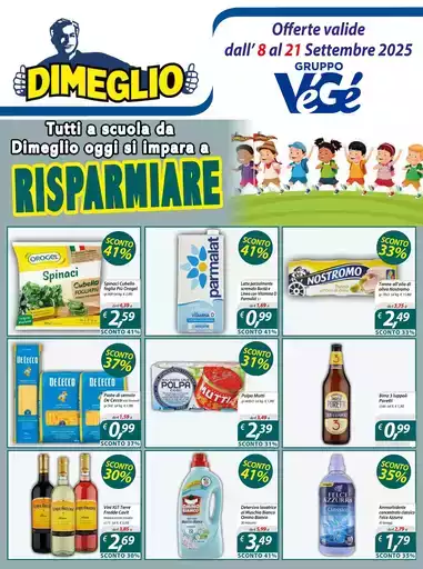 Offerte valide dall’ 8 al 21 Settembre 2025