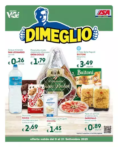 offerte valide dal 9 al 21 Settembre 2025