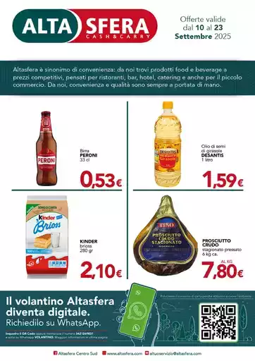 Offerte valide dal 10 al 23 settembre 2025
