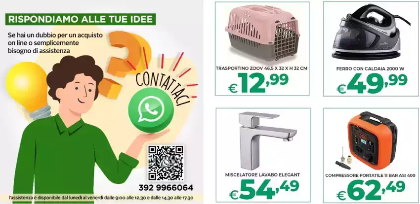 Rispondiamo alle tue idee