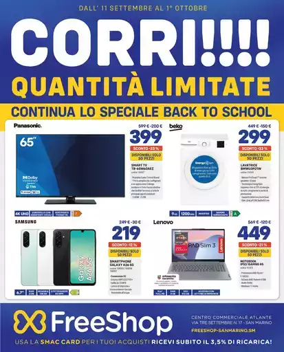 CORRI!!! QUANTITA’ LIMITATE