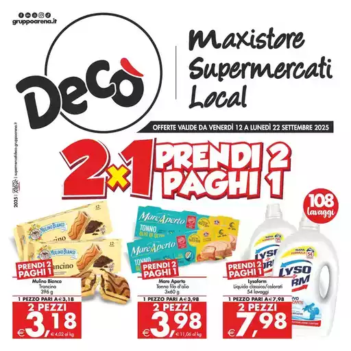 2x1 prendi 2 paghi 1!