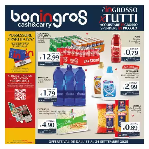 OFFERTE VALIDE DALL’ 11 AL 24 SETTEMBRE 2025 OFFERTE VALIDE DALL’ 11 AL 24 SETTEMBRE 2025