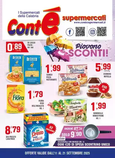 Piovono sconti! Piovono sconti!