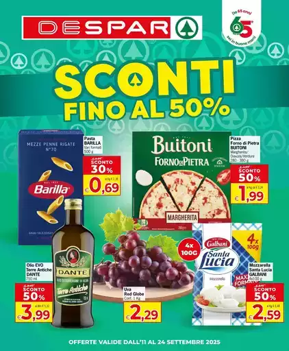 Sconti fino al 50%