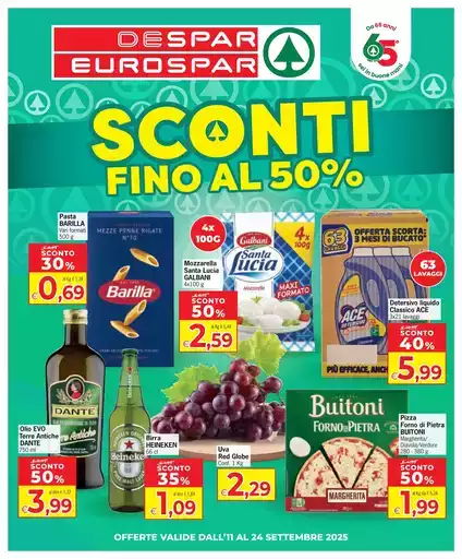 Sconti fino al 50%