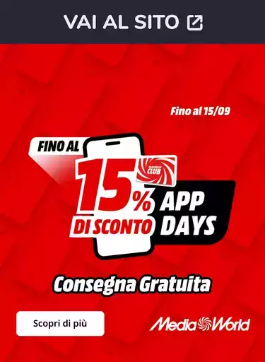 App days da MediaWorld! App days da MediaWorld!