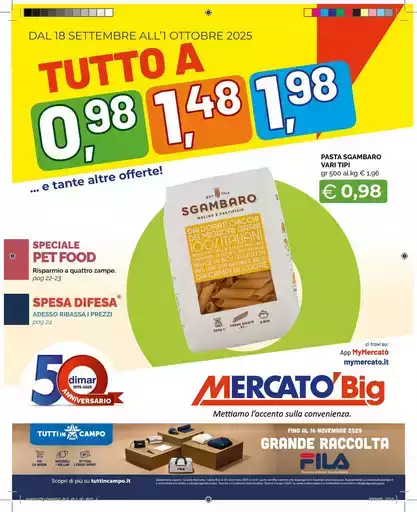 Tutto a 0,98 - 1,48 - 1,98 Tutto a 0,98 - 1,48 - 1,98