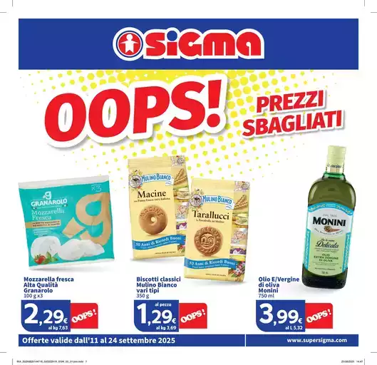 Oops! Prezzi sbagliati, Sigma