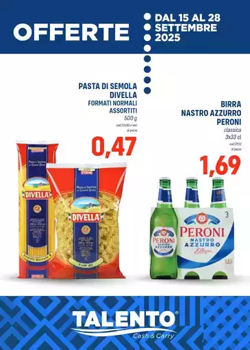 Dal 15 al 28 settembre 2025 Dal 15 al 28 settembre 2025
