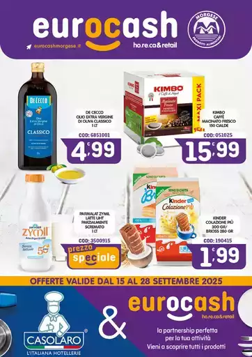 OFFERTE VALIDE DAL 15 AL 28 SETTEMBRE 2025
