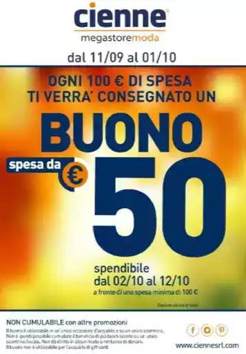 Buono spesa da 50 euro Buono spesa da 50 euro