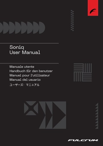 Manuale utente Soniq Manuale utente Soniq