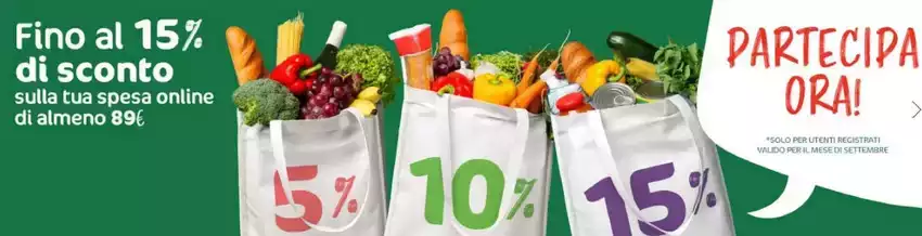 Fio al 15% di sconto