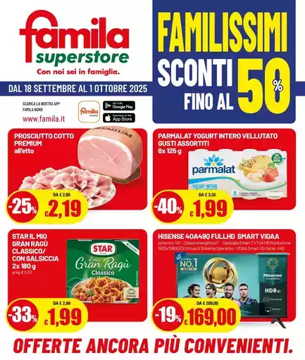 Familissimi Sconti fino al 50%