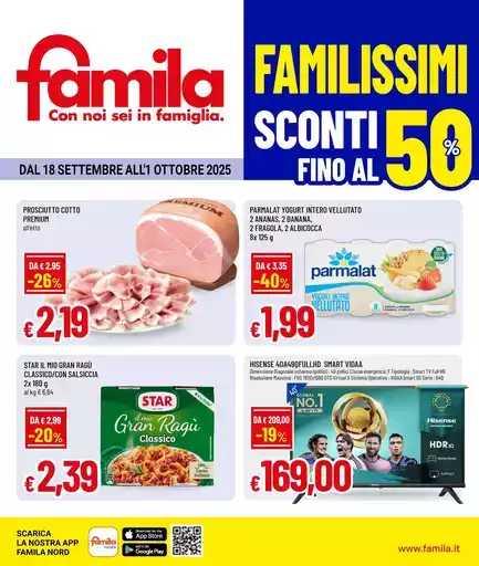 Familissimi Sconti fino al 50%