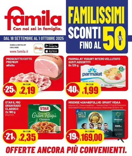 Familissimi Sconti fino al 50%