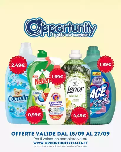 Offerte valide dal 15/09 a 27/09