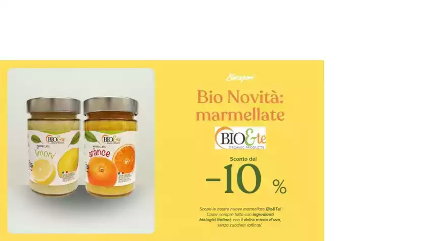 Novità Bio&te: le nuove marmellate! Novità Bio&te: le nuove marmellate!