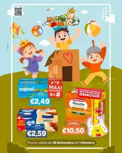 Promo valide dal 18 settembre all' 1 ottobre