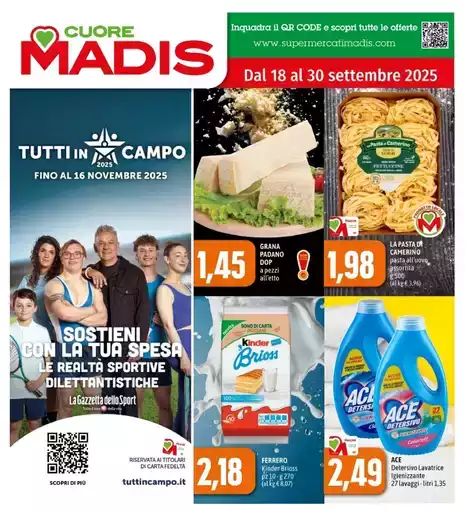 Dal 18 al 30 settembre 2025 Dal 18 al 30 settembre 2025