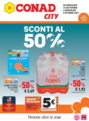 Sconti fino al 50%