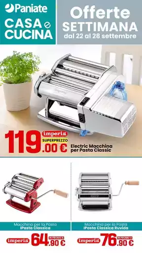 Offerte settimana dal 22 al 28 settembre