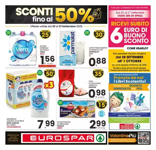 Sconti fino al 50%
