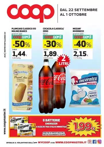 dal 22 SETTEMBRE AL 1 ottobre